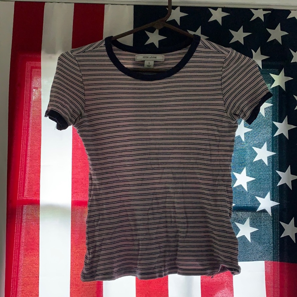 Stripped Waistline Tee